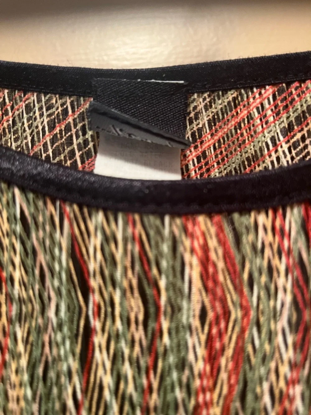 Lucky Brand Multi-Color Striped Long-Sleeve Ruffle Top - Picture 3 of 3